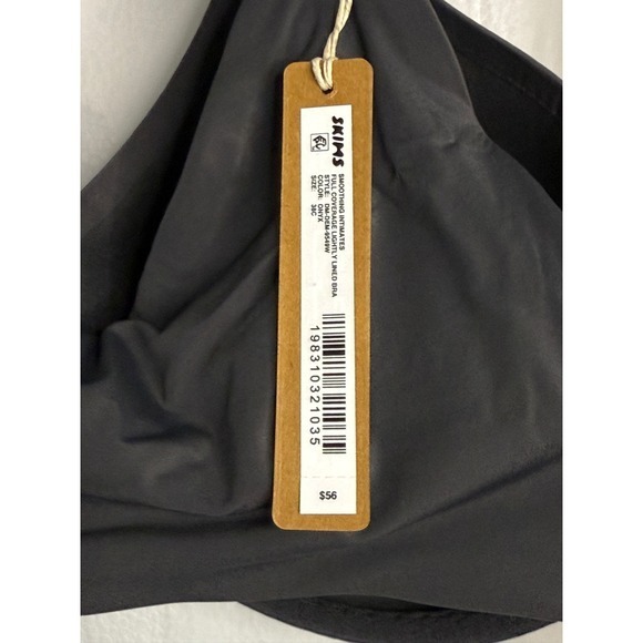 SKIMS Smoothing Full Coverage Bra Onyx‎ 38C NWT - Picture 12 of 14